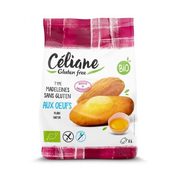 Celiane Madeleines aux oeufs BIO (x6) - 180 g