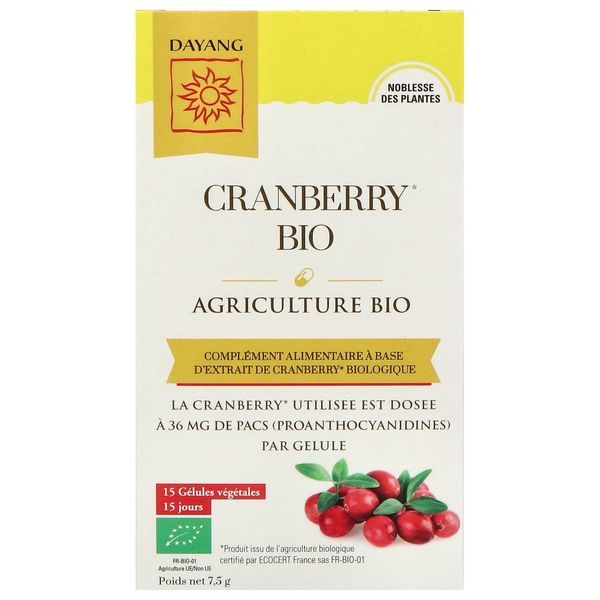 Dayang Cranberry BIO - 15 gélules