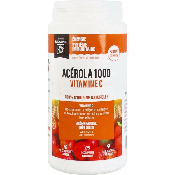 DAYANG ACEROLA 1000MG COMPRIME FLACON 90