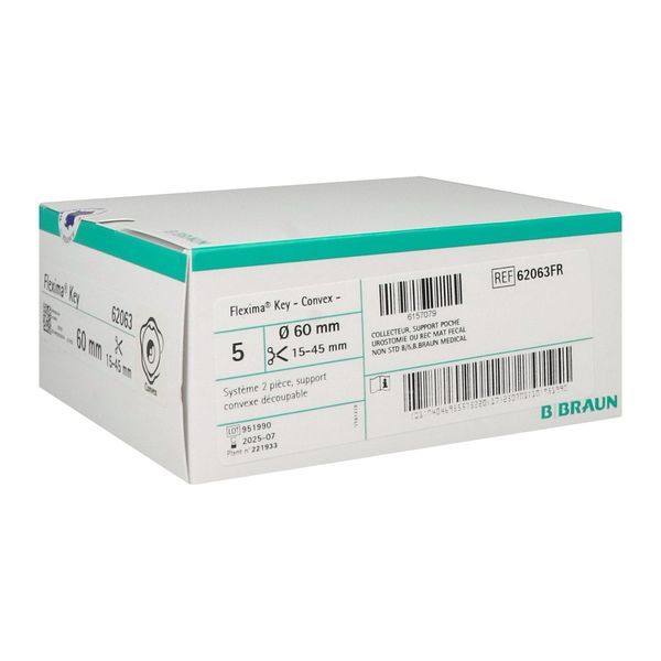 Flexima Key Support Cvx 2 Pieces Support Ref.62063Fr Poche 5