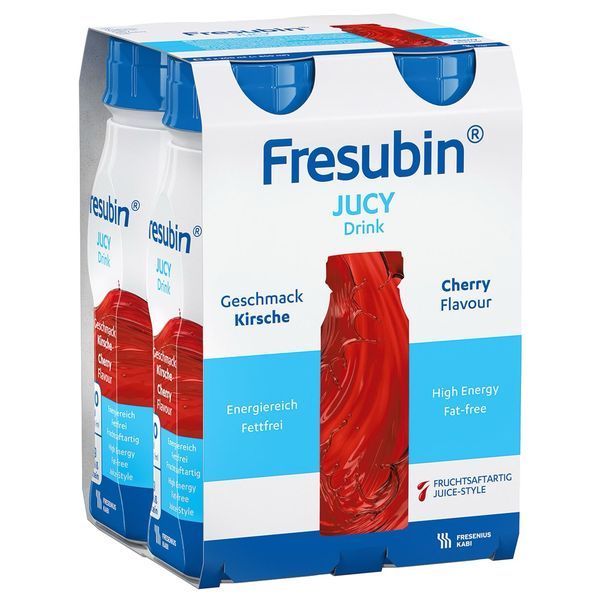 FRESUBIN JUCY DRINK Denrée alimentaire destinée à des fins médicales spéciales, cerise, 200 ml x 4
