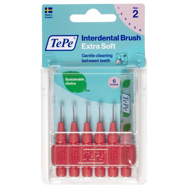 Tepe Brossettes Interdentaires Extra Souple Blister 0.5 Rouge 6