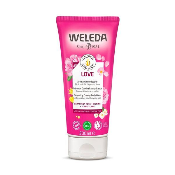 Weleda Crème de Douche Aroma Love, Rose - tube 200 ml