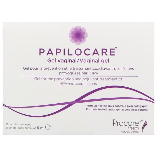 PAPILOCARE GEL VAGINAL CANULE 5 ML 21