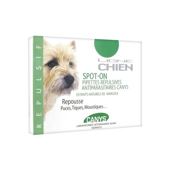 Canys Chien Spot On Repulsives Antiparasitaires Liq Oral Pipette 2,8 Ml 3