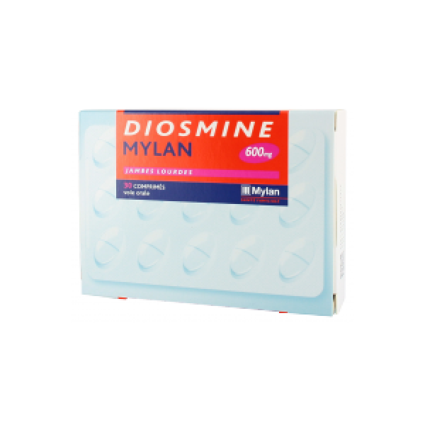 DIOSMINE MYLAN 600 MG COMPRIME B/30