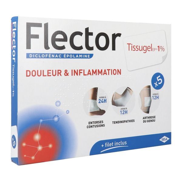 FLECTORTISSUGELEP 1% EMPLATRE MEDICAMENTEUX B/5