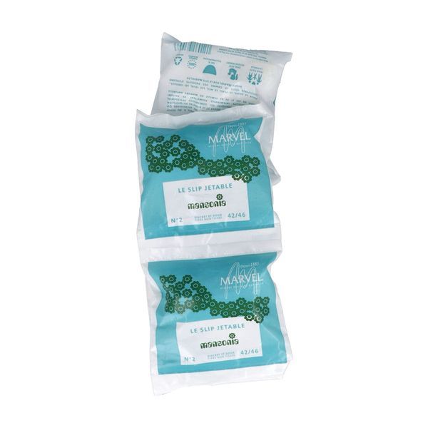 MANSONIA Slip périodique à usage unique, taille 2, 42 - 46, chapelet 5