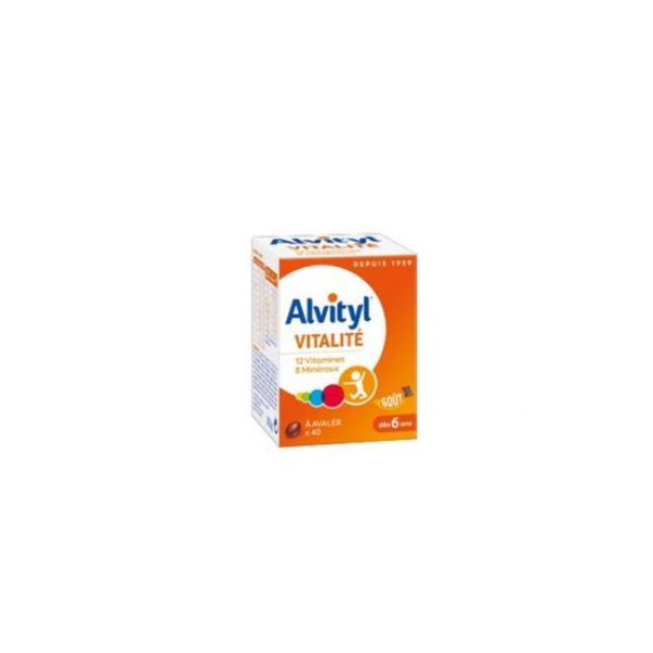 Alvityl vitamines mineraux 40 comprimes