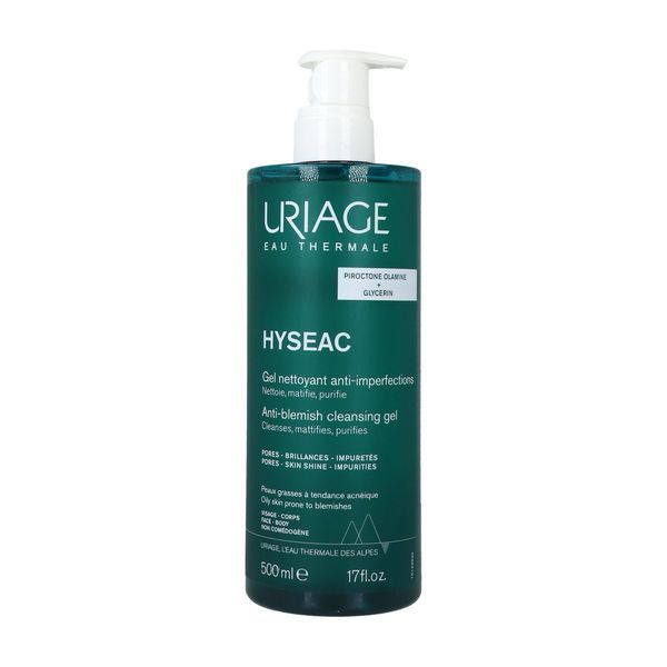 URIAGE HYSEAC GEL NETTOYANT FL POMPE 500 ML 1