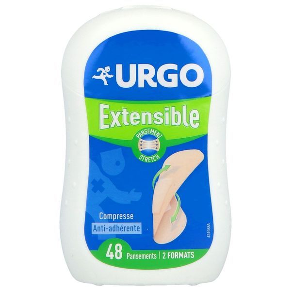 Urgo Resist Pansement - 18Pans 3,4*7,2Cm Et 30 Pans 2*7,2Cm 48