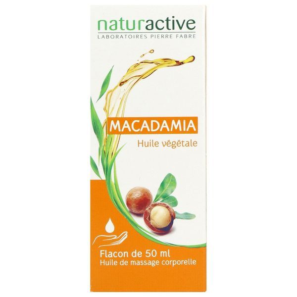 Naturactive Huile Vegetale Macadamia Bio Liquide Flacon 50 Ml 1