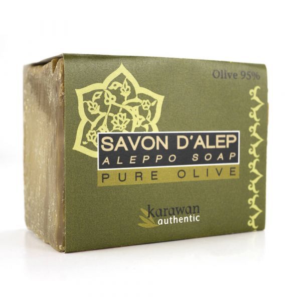 Karawan authentic Savon d'Alep Pure Olive, 95% huile d'olive - 200 g