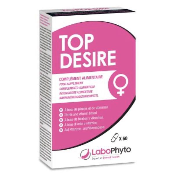 LABOPHYTO TOPDESIRE GELULES Gélule, complément alimentaire à base de vitamines et minéraux, BTE 60