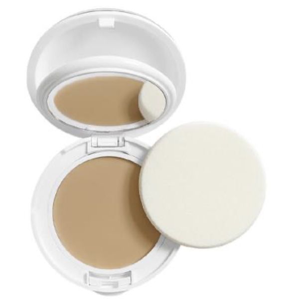 COUVRANCE CORRECTEUR DE TEINT CREME COMPACTE CONFORT SPF 30 Crème de teint compacte confort, SPF 30, miel, n° 4, boîtier 10 g
