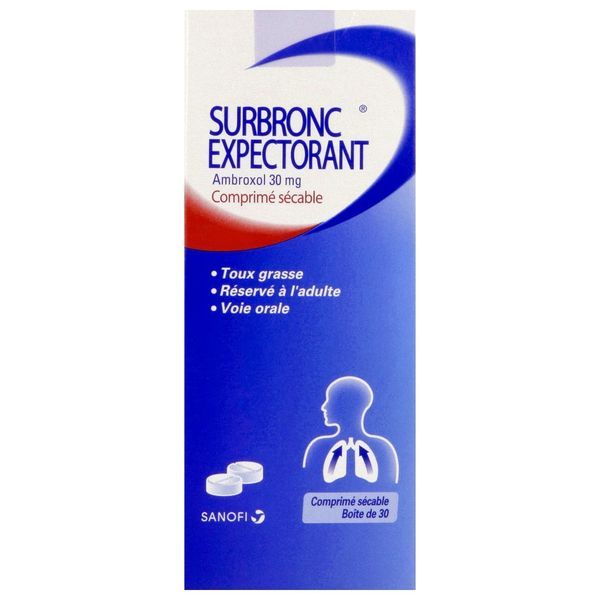 Surbronc Expectorant Ambroxol 30 Mg Comprime Secable B/30