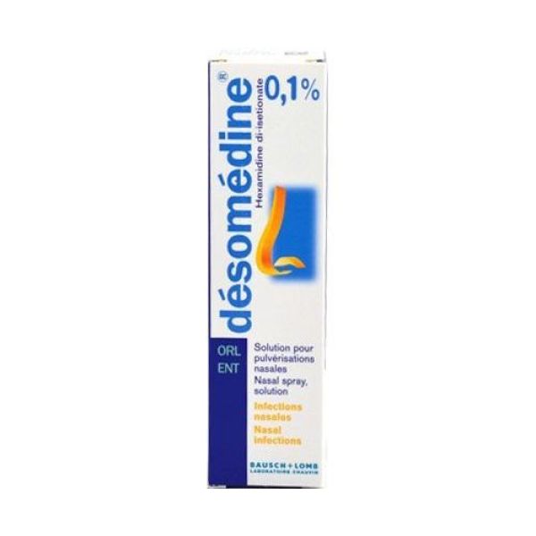 Desomedine 0,1 Pour Cent Solution Pour Pulverisations Nasales En Flacon 1 Flacon(S) Polyethylene De 10 Ml Avec Embout Nasal