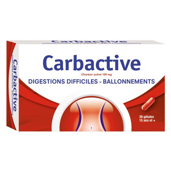 CARBACTIVE 120 MG GELULE B/30