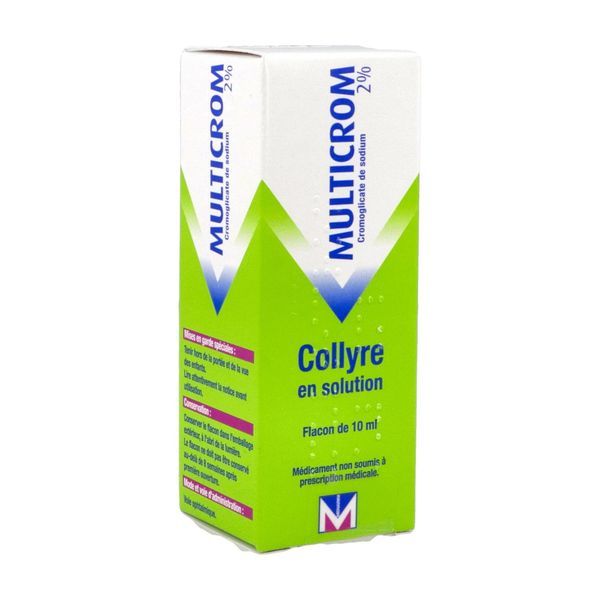 MULTICROM Collyre en solution 2 %, flacon 10 ml avec stilligoutte