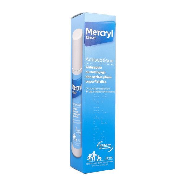 Mercrylspray Solution Pour Application Cutanee En Flacon Pressurise 1 Flacon(S) Pressurise(S) Aluminium Verni De 50 Ml