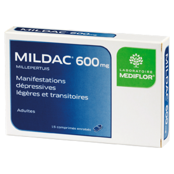 MILDAC 600 mg comprimé enrobé B/15