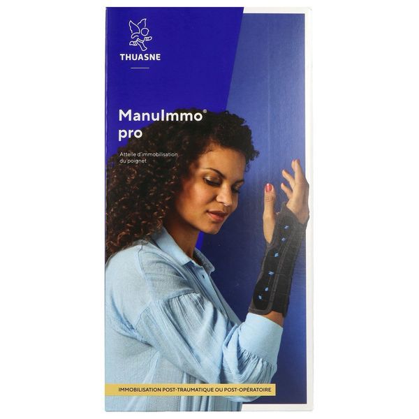 MANUIMMO PRO Attelle de poignet d'immobilisation, rigide, à système de serrage rapide, taille 2, unité