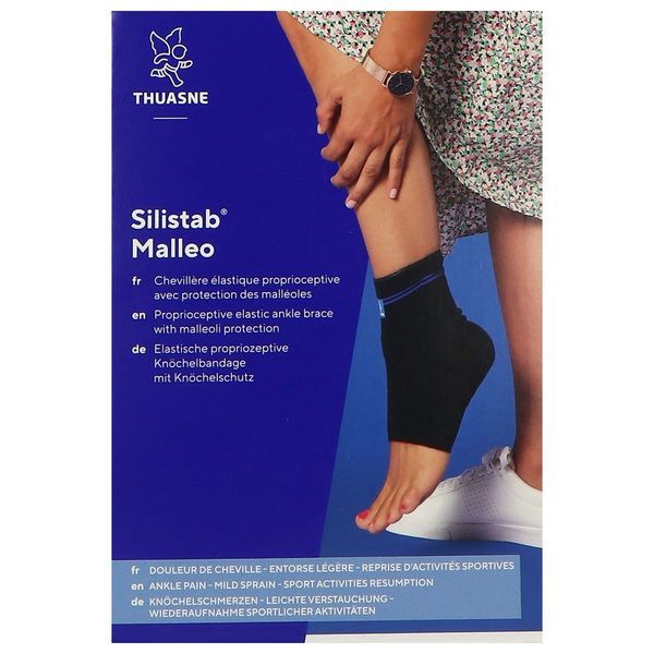 SILISTAB MALLEO Chevillère de protection pour malléole et cou-de-pied, taille 2, unité