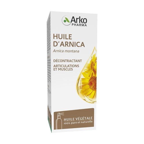 ARKO ESSENTIEL HUILE D'ARNICA Spray décontractant musculaire et articulaire, huile d'arnica, spray 100 ml