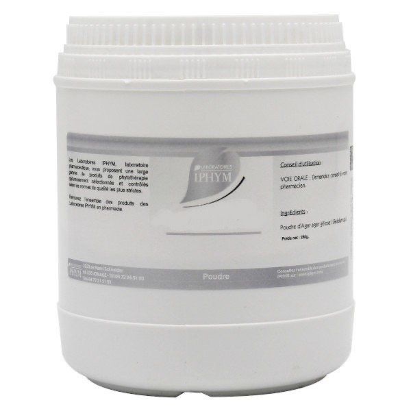 GOMME ARABIQUE POUDRE IPHYM Poudre de gomme arabique en vrac, sac 250 g