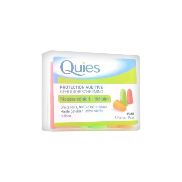 QUIES MINI Protection Auditive Mousse Confort - 3 Paires