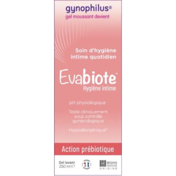 EVABIOTE HYGIENE INTIME GEL LAVANT Gel lavant pour usage intime, fl 250 ml x 2