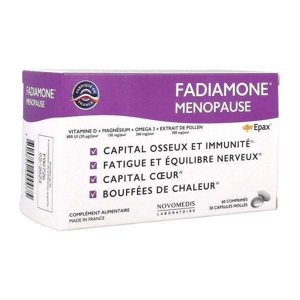 Fadiamone Ménopause 60 Comprimés + 30 Capsules