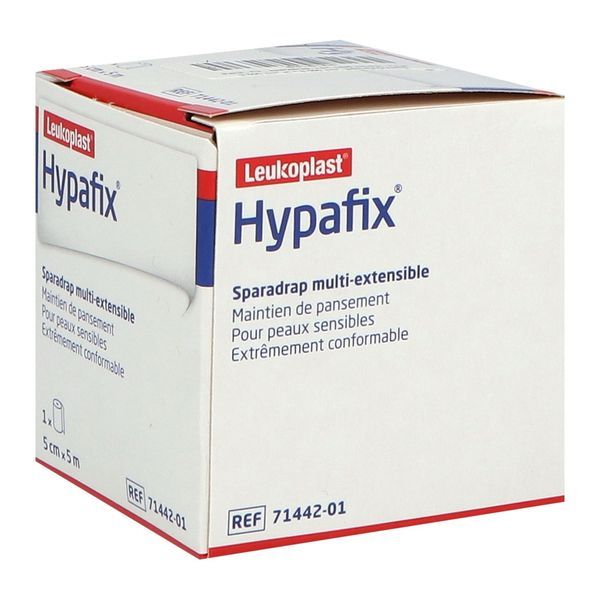 Hypafix Adhesive Multi-Extensible Decoupable Hypoal.5Cm*5M Ref:350075 Bande 1