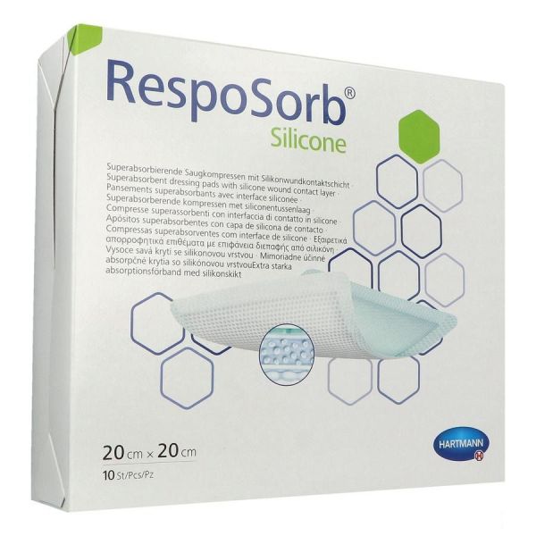 Panst RESPOSORB Silicone 20x20cm  Bte 10