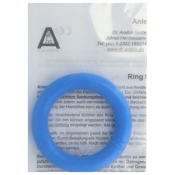 Gyneas Dr Arabin Ring Pessaire 60 Mm Bleu T3 1