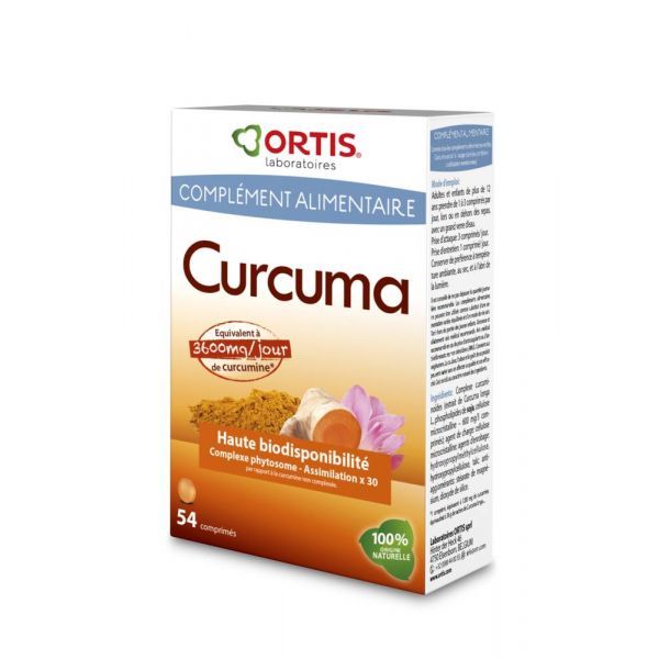 Ortis Curcuma - 54 comprimés