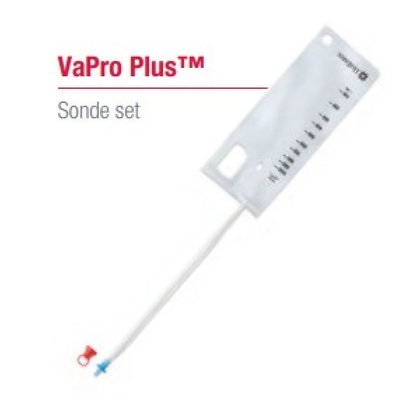 VAPRO PLUS SET DE SONDAGE EMBOUT NELATON 20 CM CH 14 BT 30