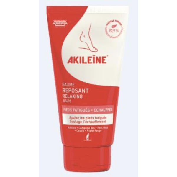 AKILEINE PIEDS FATIGUES ECHAUFFES BAUME REPOSANT Baume podologique reposant, tube 75 ml