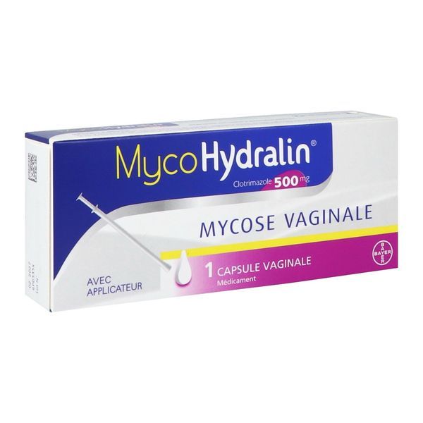 Mycohydralin 500 Mg Capsule Vaginale 1 Plaquette(S) Thermoformee(S) Polyamide Aluminium Pvc De 1 Capsule(S) Avec Applicateur(S)