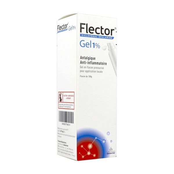 FLECTOR Gel 1 %, flacon 100 g