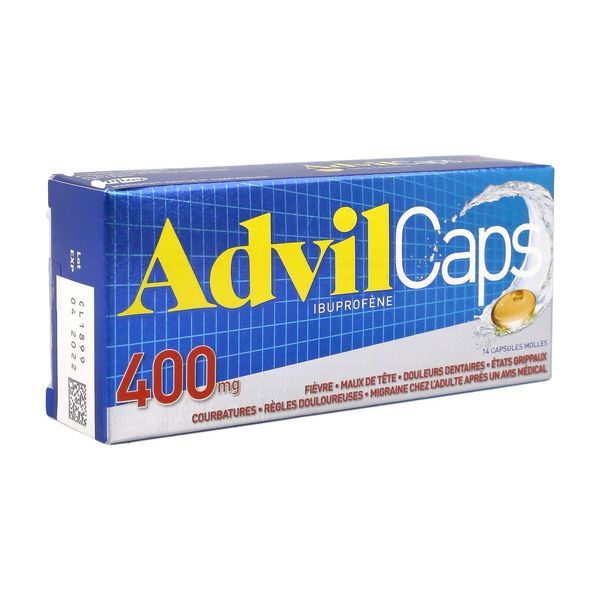 ADVILCAPS 400 mg capsule molle B/14