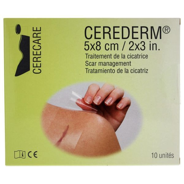 CEREDERM PANSEMENTS RECTANGULAIRES 5CM*8CM 10