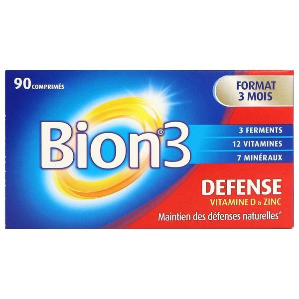 BION3 DEFENSE ADULTE Comprimé, complément alimentaire à visée immunitaire, bt 90