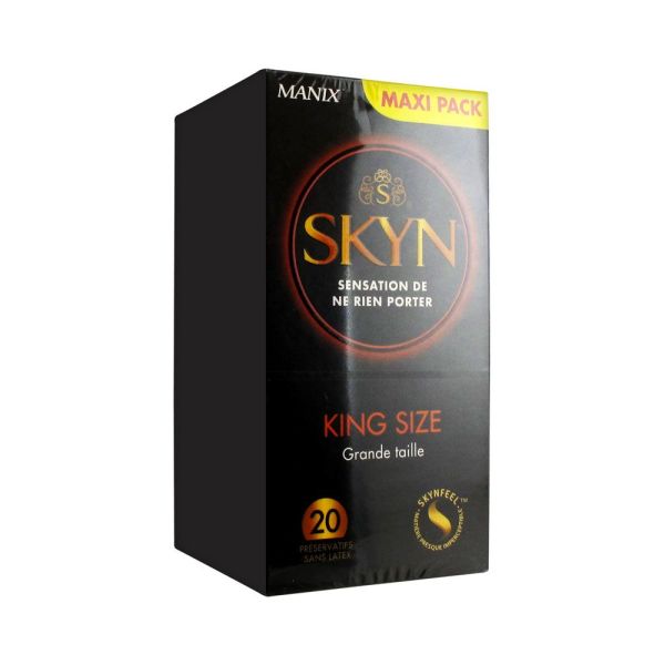 Manix Skyn King Size 20 Preservatifs Sans Latex
