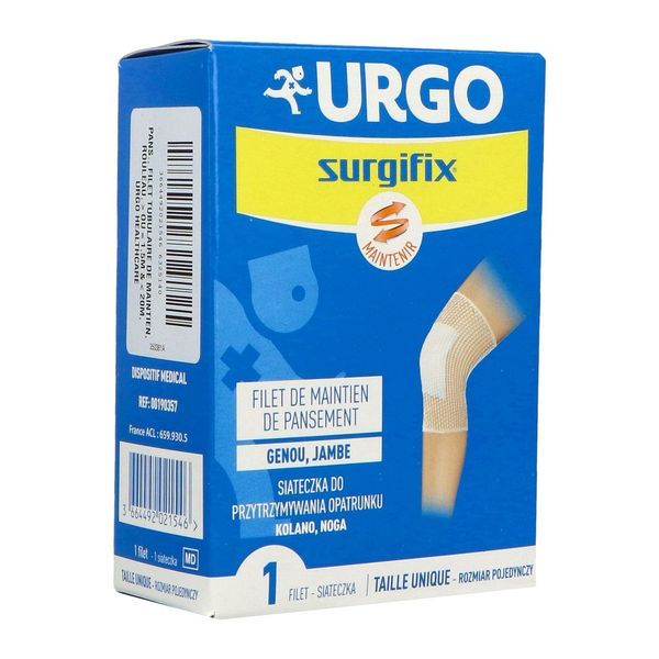 SURGIFIX FILET DE MAINTIEN DE PANSEMENT GENOU ET JAMBE Filet tubulaire extensible, pour genou et jambe, unité