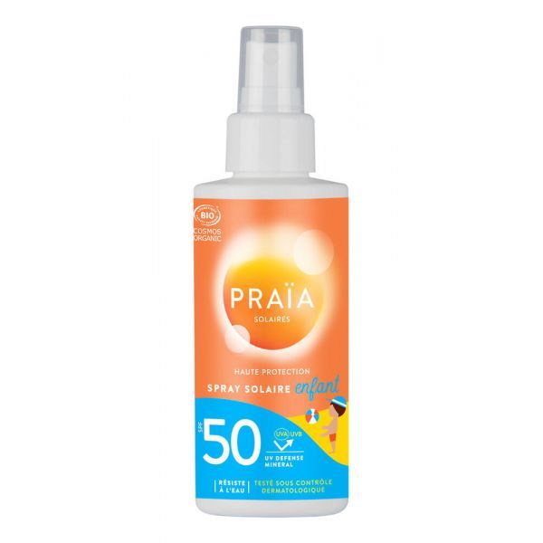 Praia Spray solaire enfant SPF50 BIO - 100 ml