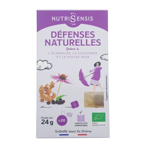 Nutrisensis Infusion Défenses naturelles BIO - 20 sachets
