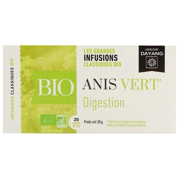 Dayang Anis vert BIO - 20 infusettes