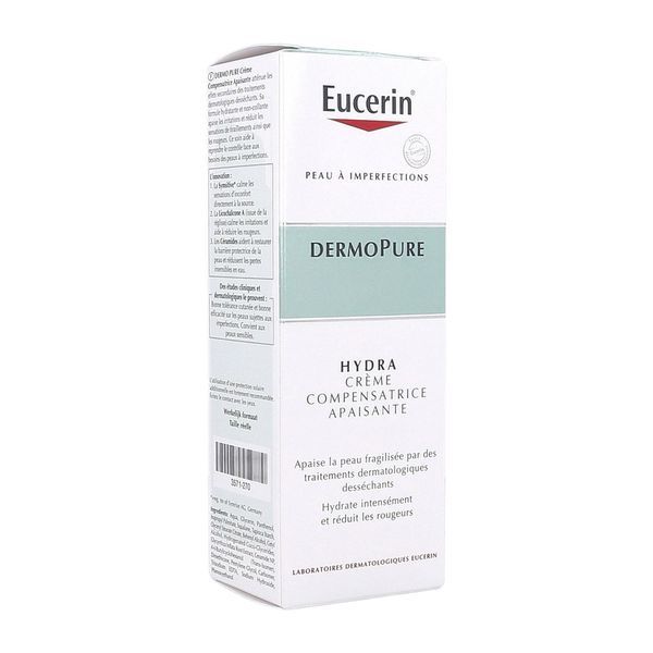 EUCERIN DERMOPURE HYDRA CREME COMPENSATRICE APAISANTE 50 ML
