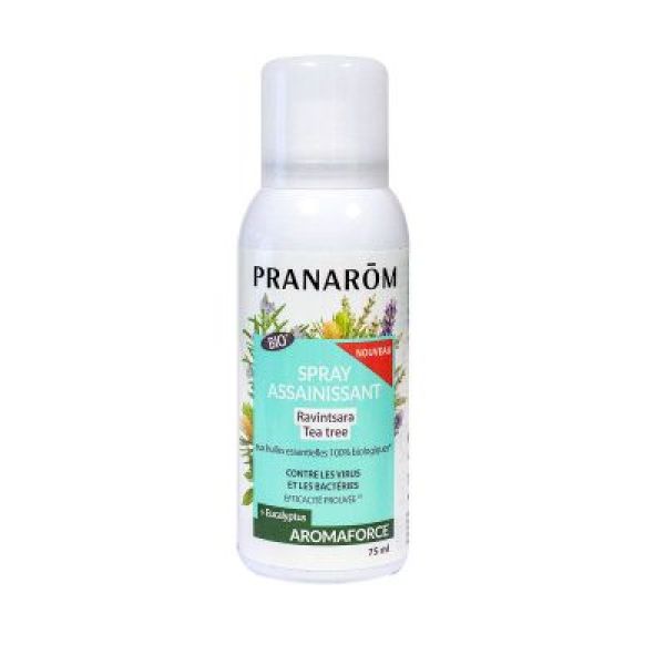 Pranarom Spray assainissant Ravintsara, Tea-tree BIO - 75 ml